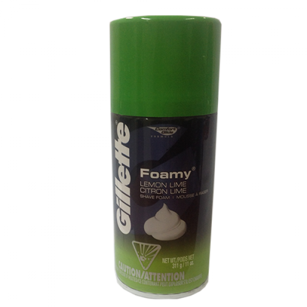 Gillette Foamy Menthol Shaving Cream 11 Oz (600x600), Png Download