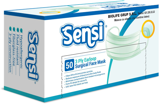 Surgical Mask Ear-loop - Mask (591x368), Png Download