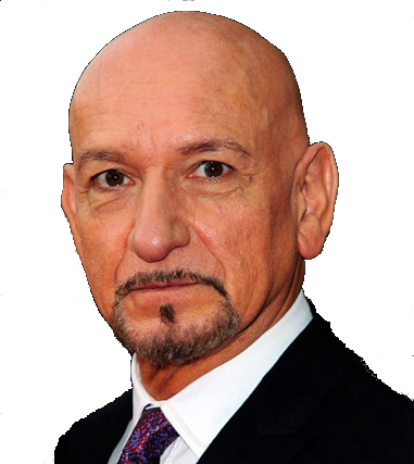 Ben Kingsley (381x427), Png Download