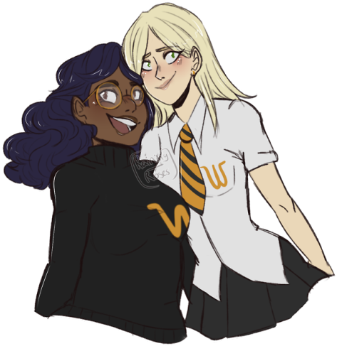 Warm Up Of Penny And Agatha From Last Night - Cartoon (500x492), Png Download