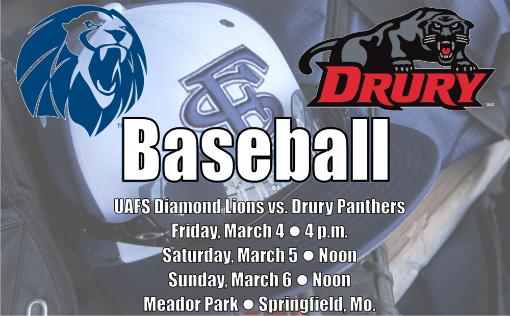 Diamond Lions Set For Road Series Against Panthers - Drury University (1000x620), Png Download