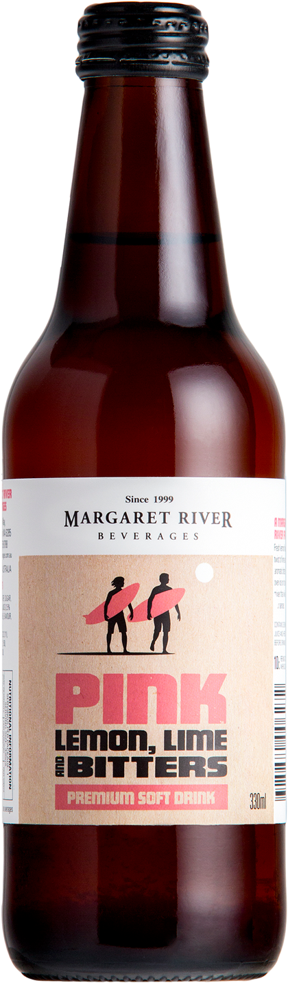 Margaret River Lemon Lime & Bitters 330ml - Glass Bottle (1600x2000), Png Download