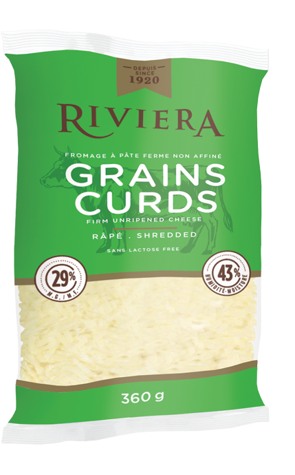 Shredded Cheese Curds - Cheese (1080x720), Png Download
