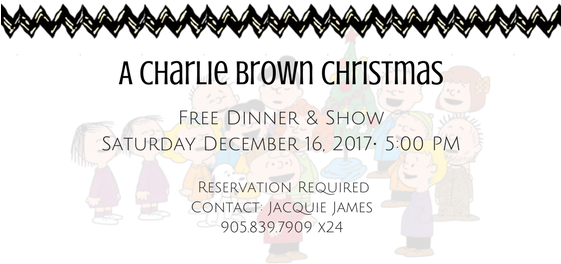 A Charlie Brown Christmas Dinner & Show - Christmas Day (560x315), Png Download