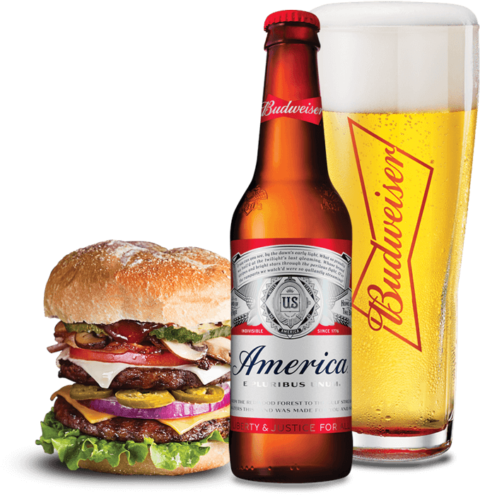 Bud And Burger (685x700), Png Download