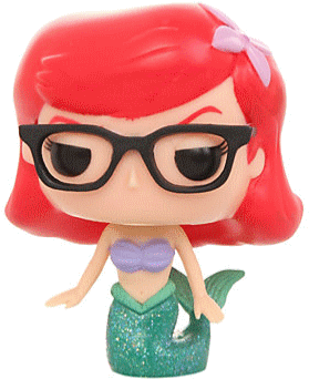 Hipster Ariel Clear - Ariel Funko Pop (344x410), Png Download