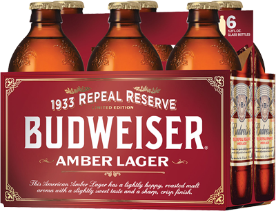Budweiser Reserve Series - Budweiser 1933 Repeal Reserve (400x307), Png Download