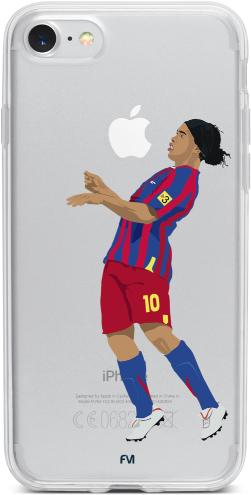 "ronaldinho" Futmomento - Iphone Ronaldinho (569x1024), Png Download