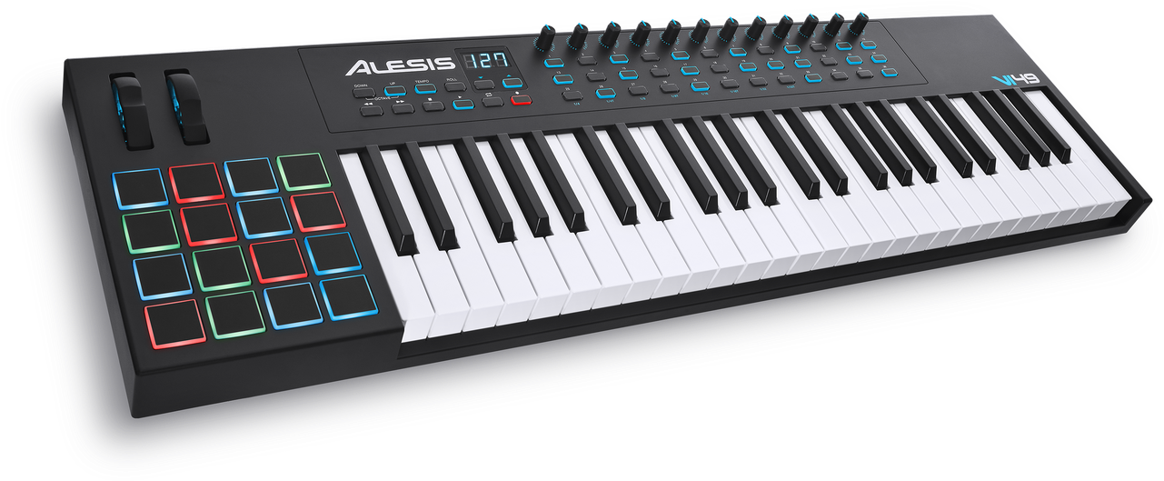 Alesis Vi49 Advanced 49-key Usb/midi Keyboard Controller - Alesis Vi49 Advanced 49-key Usb Midi Keyboard Controller (1280x800), Png Download