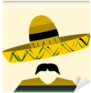 Sombreros Y Bigotes Mexicanos (400x400), Png Download