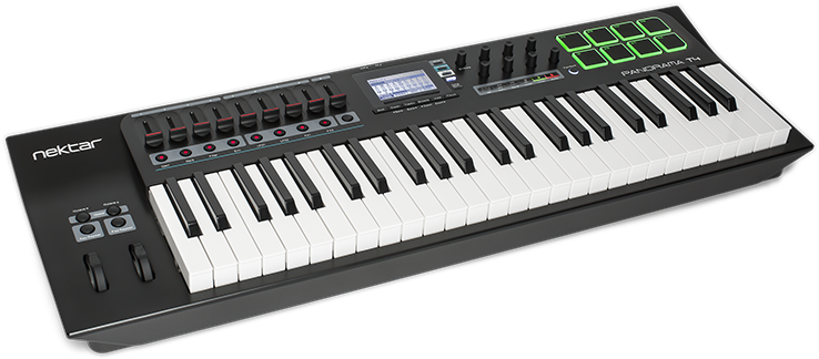 New Range Of Panorama Midi Controllers - Nektar Panorama T6 (800x378), Png Download