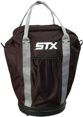 Stx Lacrosse Bucket Ball Bag - Stx Bucket Ball Bag Black (630x400), Png Download