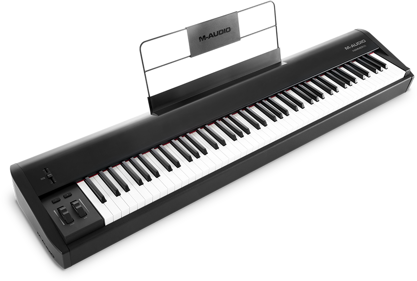 The M Audio Hammer 88 Is A Usb/midi Keyboard Controller - M-audio Hammer 88 Usb Controller (1024x683), Png Download