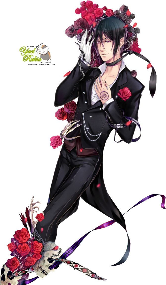 Sebastian - Kuroshitsuji - - Sebastian Michaelis Sexy Png (692x1153), Png Download