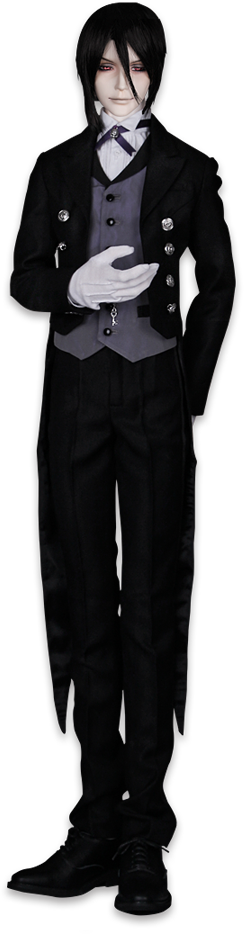 【kuroshitsuji Sebastian Michaelis Bjd｜product Information】 - One-piece Garment (244x934), Png Download