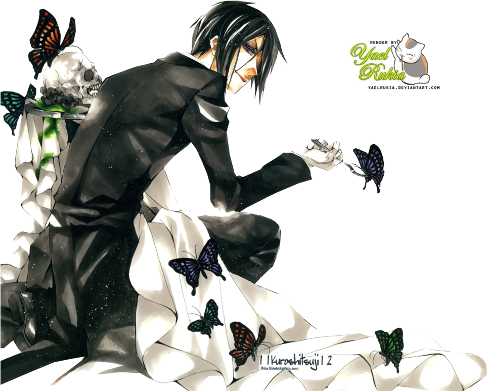 Sebastian Michaelis By Yaelrukia Black Butler, Deviantart, - Sebastian Michaelis Render (986x811), Png Download