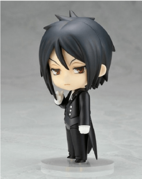 Action Figure Black Butler Sebastian Michaelis 10cm - Good Smile Company Figure: Nendoroid Black Butler Sebastian (457x457), Png Download