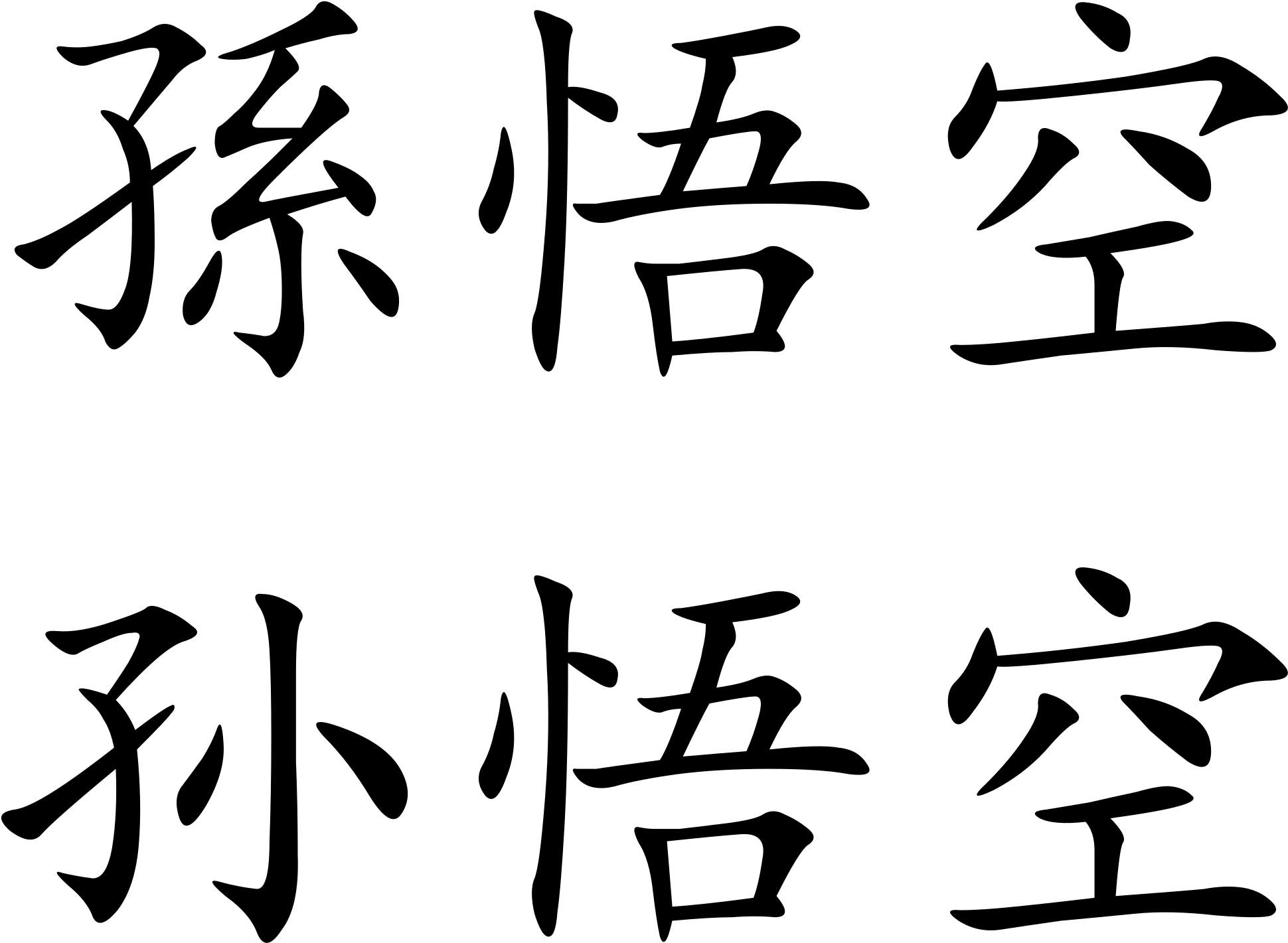 Open - Sun In Chinese Character (2000x1480), Png Download