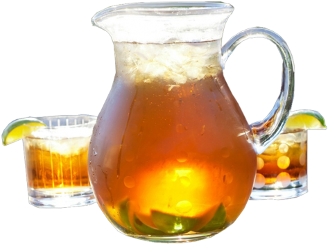 Aguas Frescas En Vaso - Jarra De Te Png (500x463), Png Download