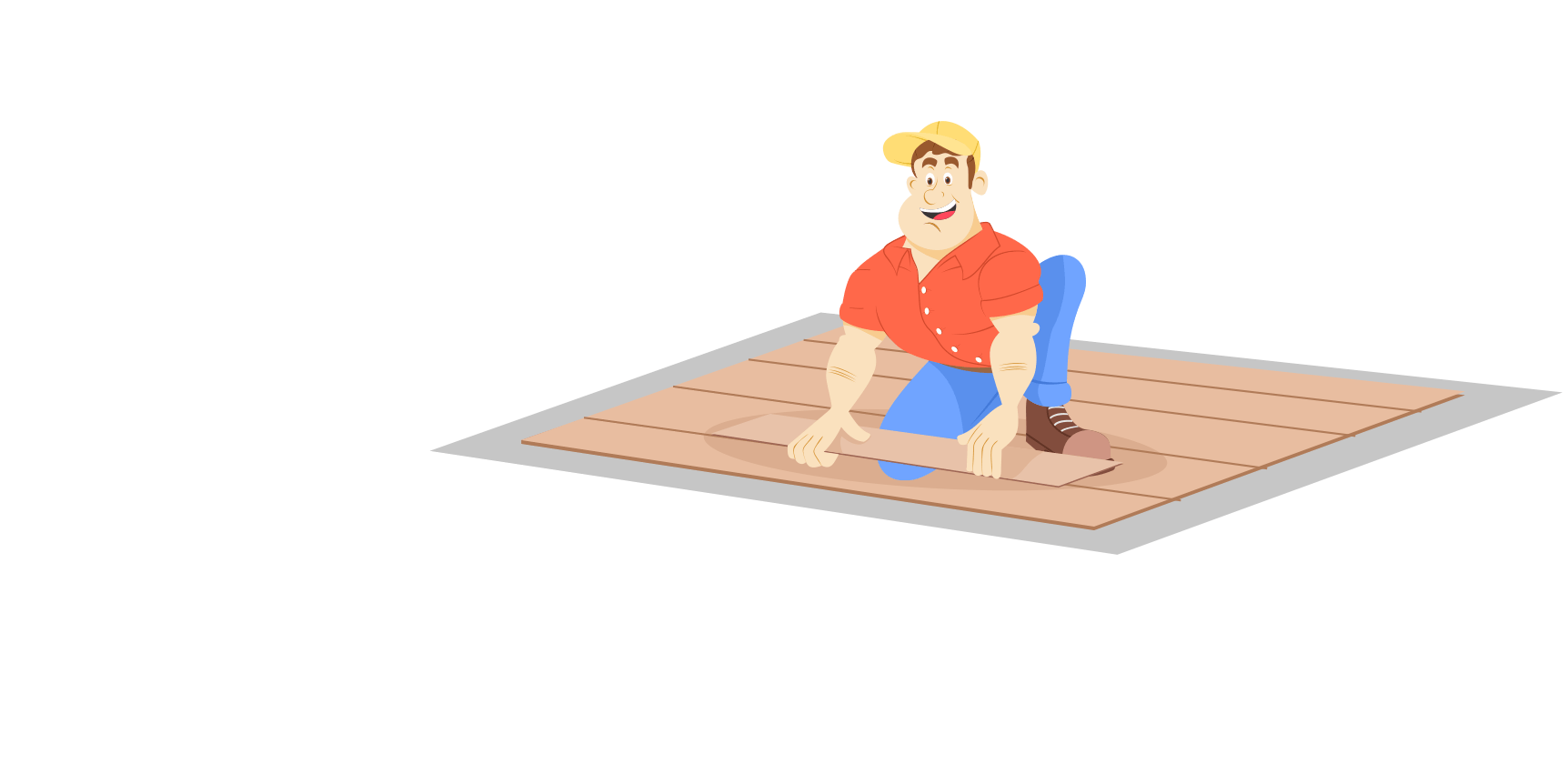 Flooring Contractors - Plank (1724x840), Png Download