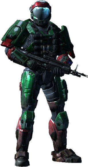 Player Model - Halo Reach Cqc Armor (320x704), Png Download