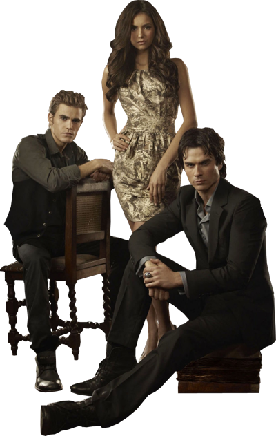 Png Diário De Um Vampiro - Vampire Diaries Season 2 (400x631), Png Download