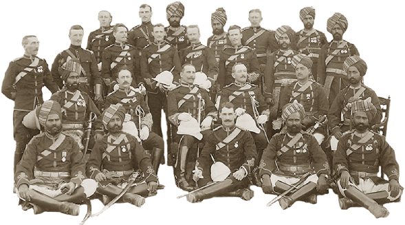 British Soldiers In India - Troop (591x335), Png Download