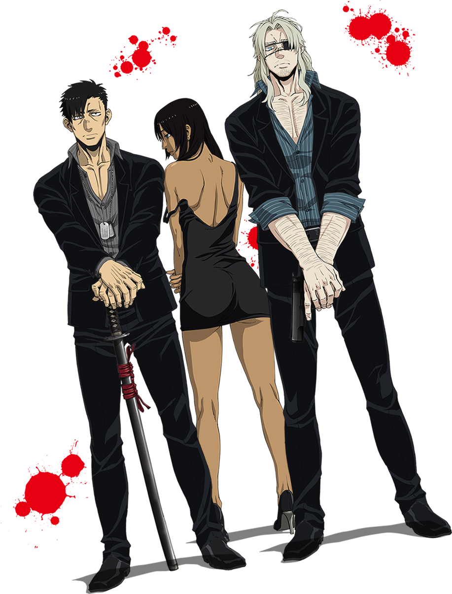 Gangsta Week 1 - Gangsta Anime (917x1206), Png Download