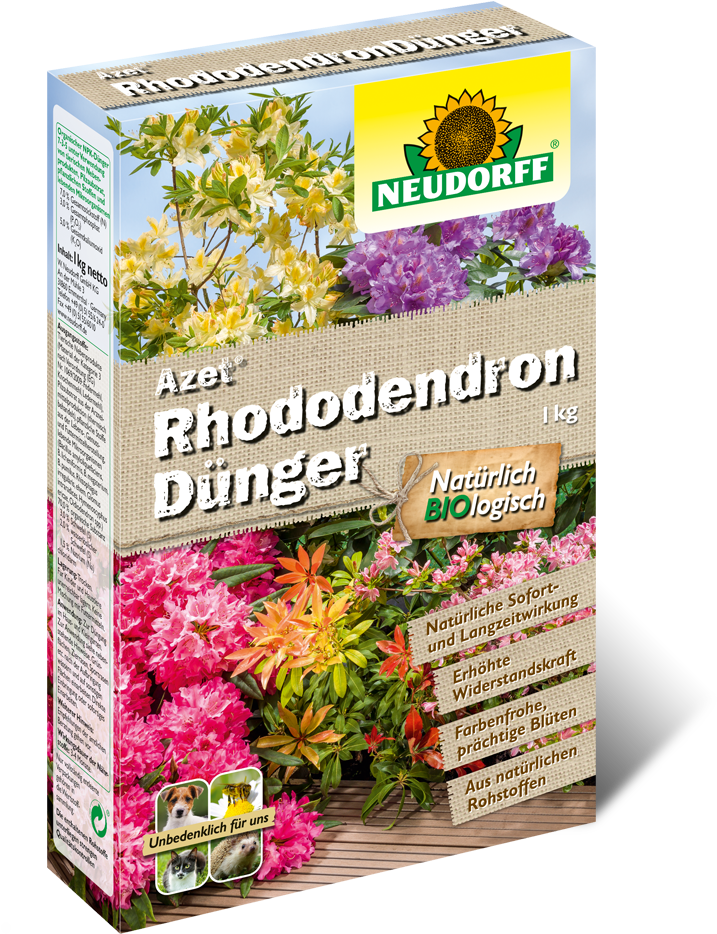 Azet Fertiliser For Rhododendron - Neudorff - Azet Rhododendrondünger 1 Kg (1000x1195), Png Download