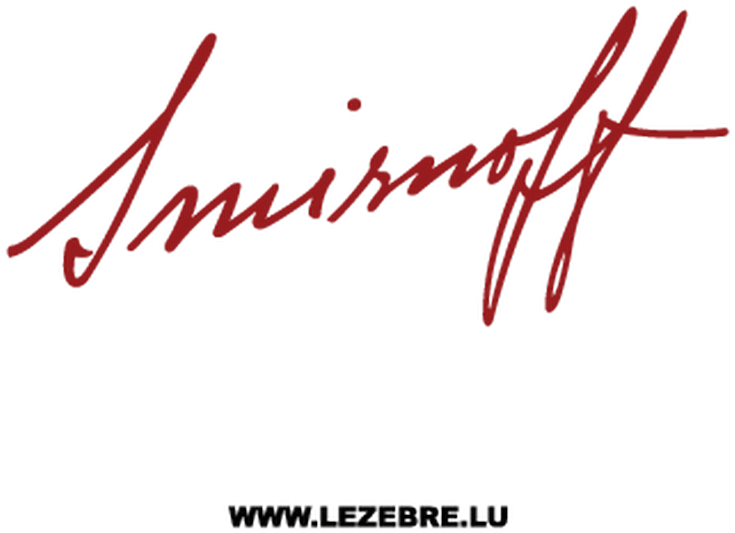 Smirnoff Signature Decal - Smirnoff (800x800), Png Download