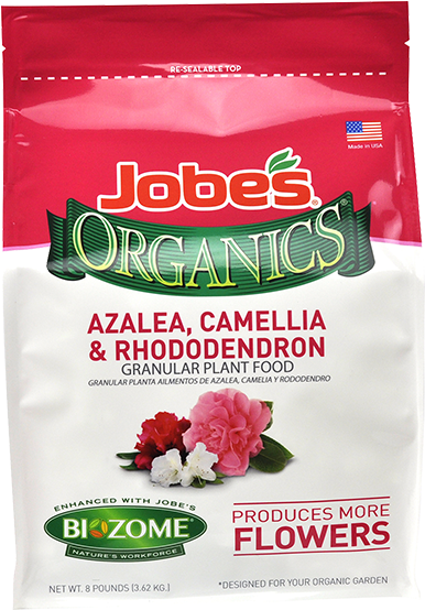 Jobe's Organics Azalea, Camellia & Rhododendron Granular - Jobe's Organic Tree Fertilizer Stakes, Pkg. Of 8 (553x553), Png Download