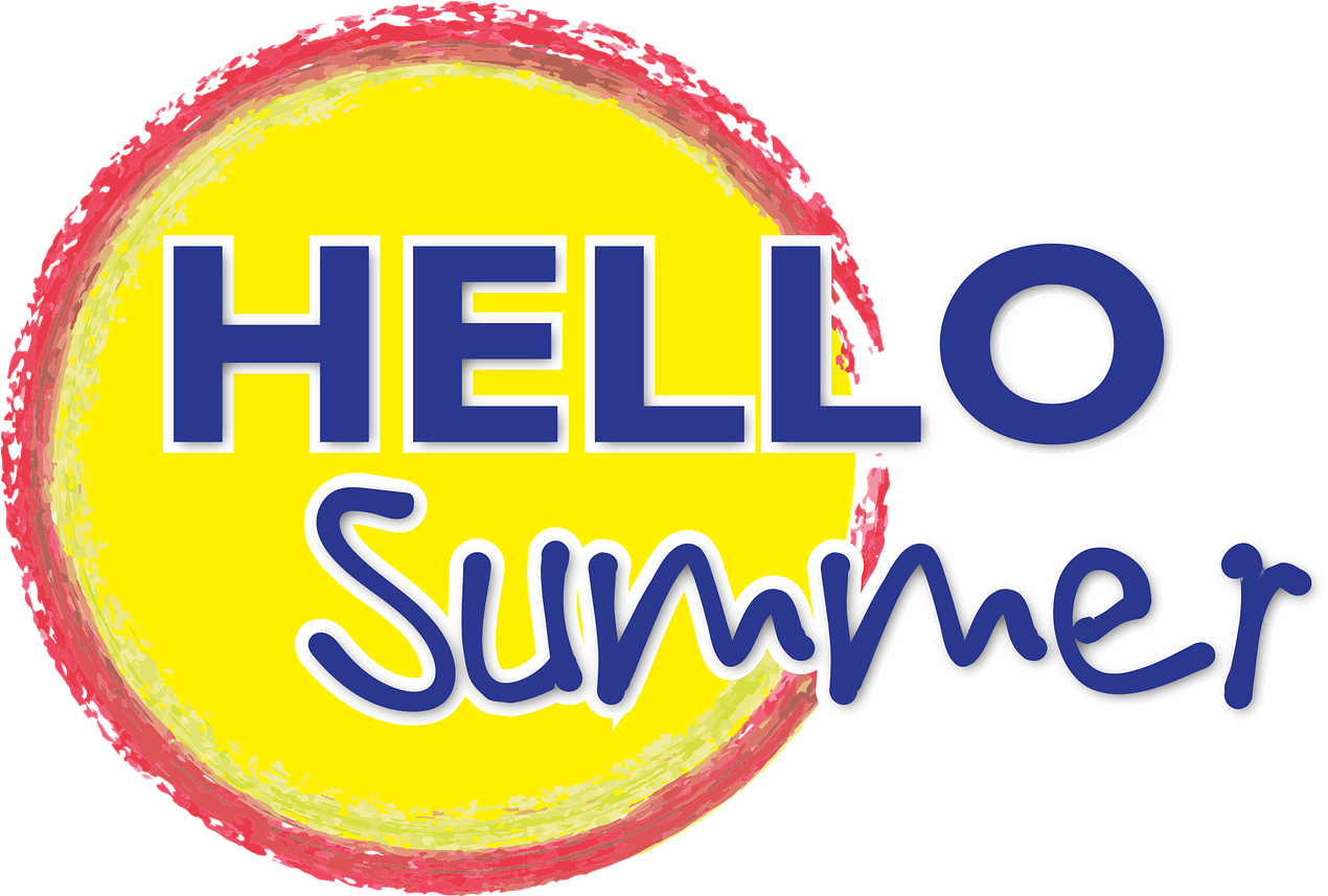 Vacation, Blog Hello Summer Sun Bright Card Header - Lieb Ich Dich Hab (1280x856), Png Download