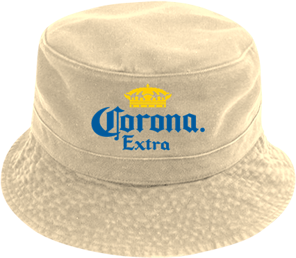 Corona Bucket Hat - Corona Yellow Cotton Extra-jumbo Blanket Beach Towel (450x450), Png Download