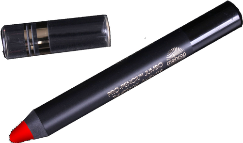 Mehron Pro Pencil, Really Bright Red, Jumbo - Eye Liner (500x500), Png Download
