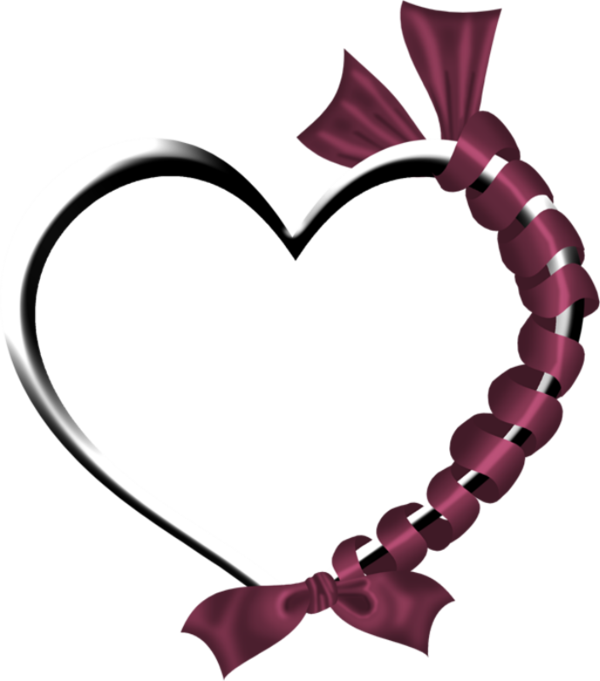 Gothic Heart Png Download - Love Frame Hd Png (600x681), Png Download