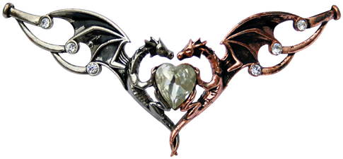 Dragon Heart Hengeband - Anne Stokes Hengebands (500x252), Png Download
