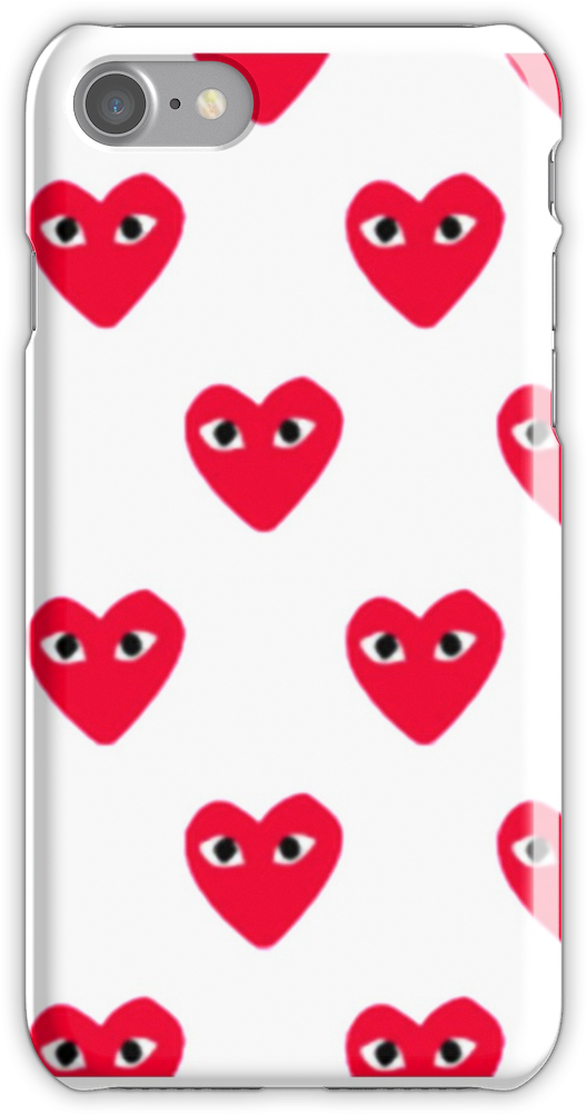 Hypebeast Iphone Case Iphone 7 Snap Case - Comme Des Garcons Pattern (750x1000), Png Download