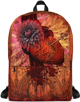 Gothic Heart Backpack - Backpack (400x400), Png Download