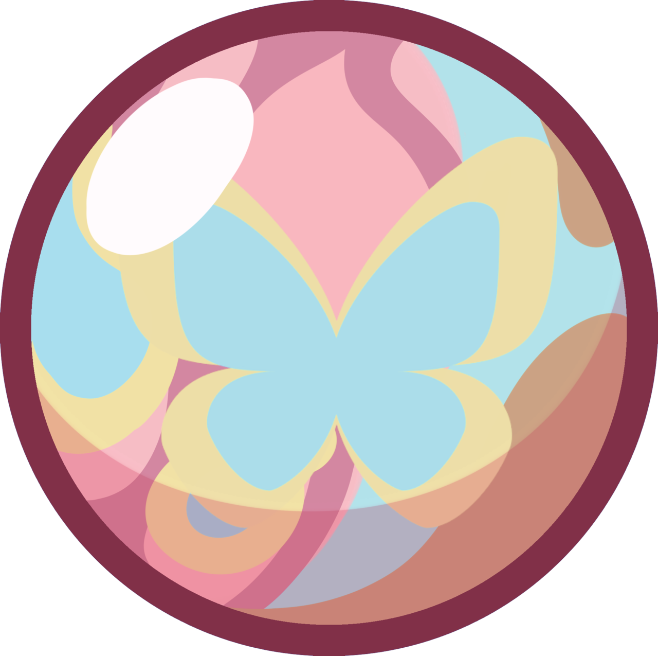 Butterfly Wing Jasper Gemstone - Blank Clock Face (1280x1275), Png Download