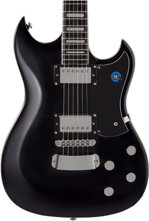 Hagstrom Pat Smear Signature Hero - Hagstrom Pat Smear Signature Black (350x453), Png Download