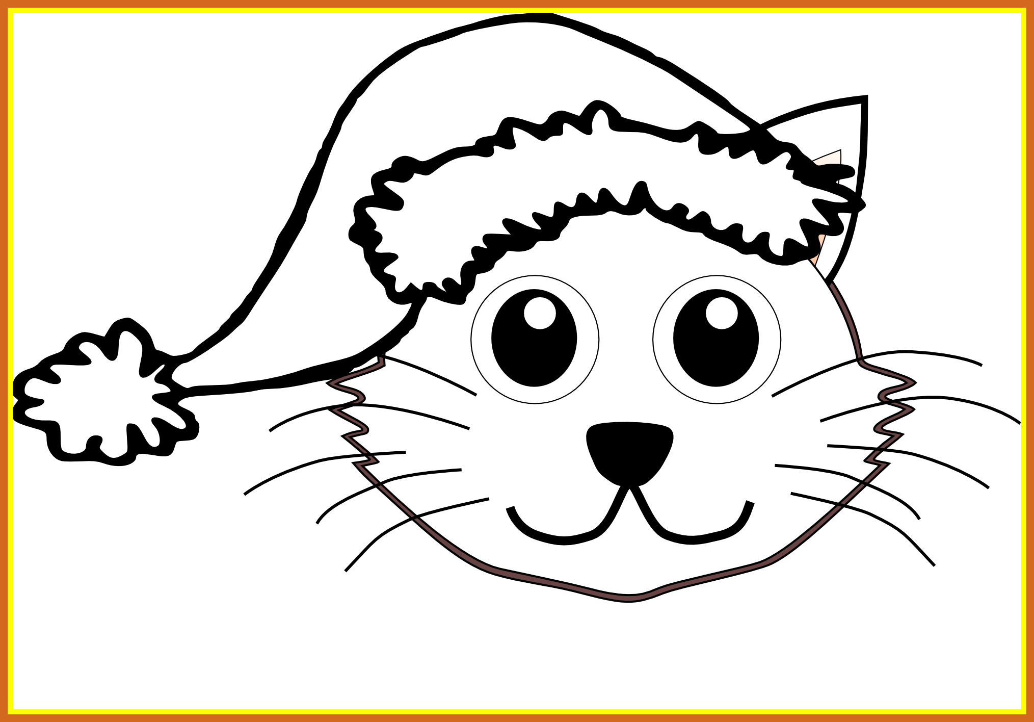 Amazing Kitten Clipartxtras Pic Of Cute Style - Cool Coloring Pages Google Search (2029x1416), Png Download