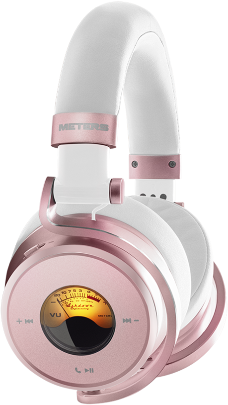 Meters Ov 1b Rose Gold - Meters Music Ov-1 Over Ear Active Nc Headphones (850x930), Png Download