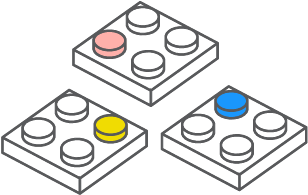 Lego Down4 - Circle (815x368), Png Download