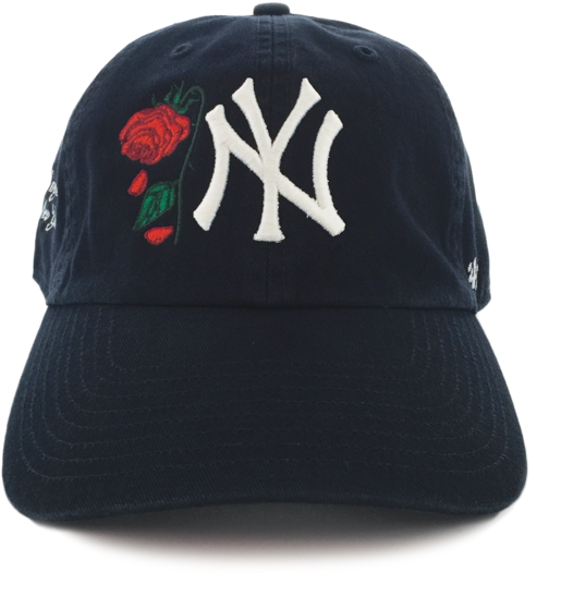 Petals X '47 - New York Yankees Burgundy Cap (600x600), Png Download