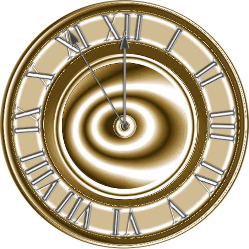Pendule Png, Minuit, Nouvel An - Spiral (500x500), Png Download