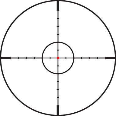 Rifle Scope Crosshairs Png Download - Leupold Firedot Reticle (380x380), Png Download