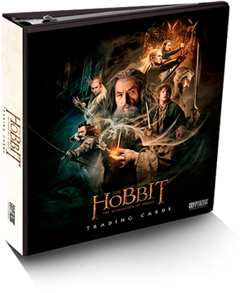 Hobbit Desolation Of Smaug Trading Card Binder Album - Hobbit Desolation Of Smaug Album Cover (405x450), Png Download