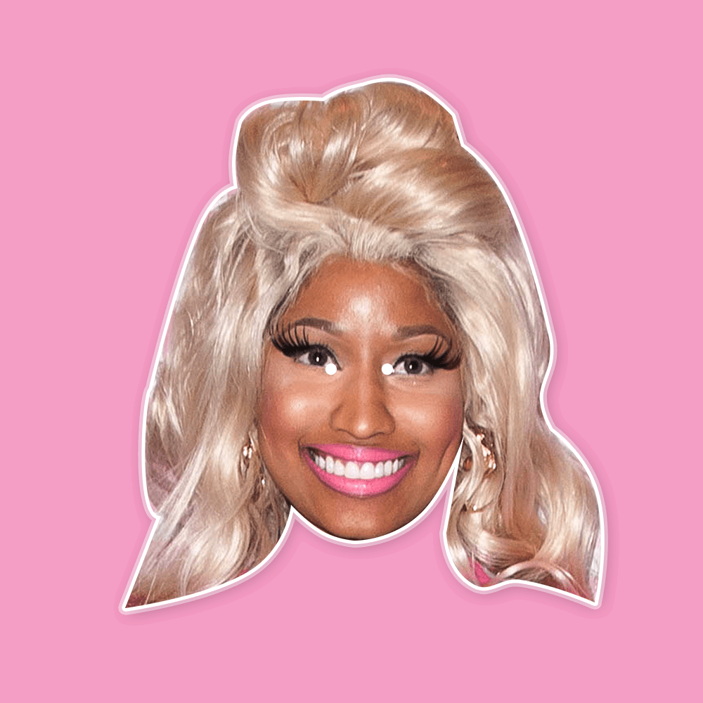 Nickihappy V=1516247836 - Nicki Minaj Rainbow Hair (1000x1000), Png Download