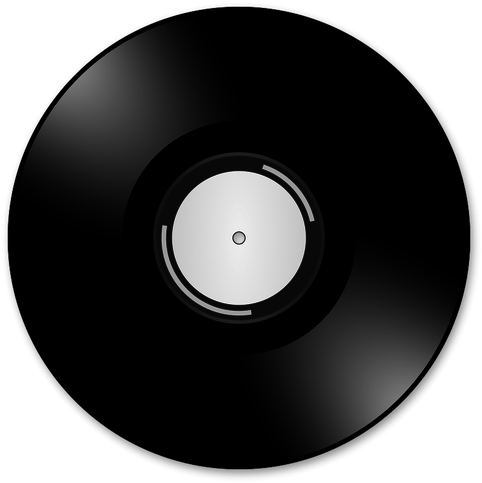 118 Vinyl Record Clipart Free - Clipart Płyta Winylowa (500x500), Png Download