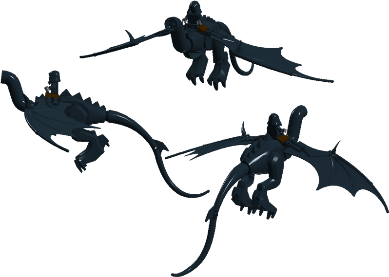 2r287md - Lego Fell Beast Instructions (800x622), Png Download